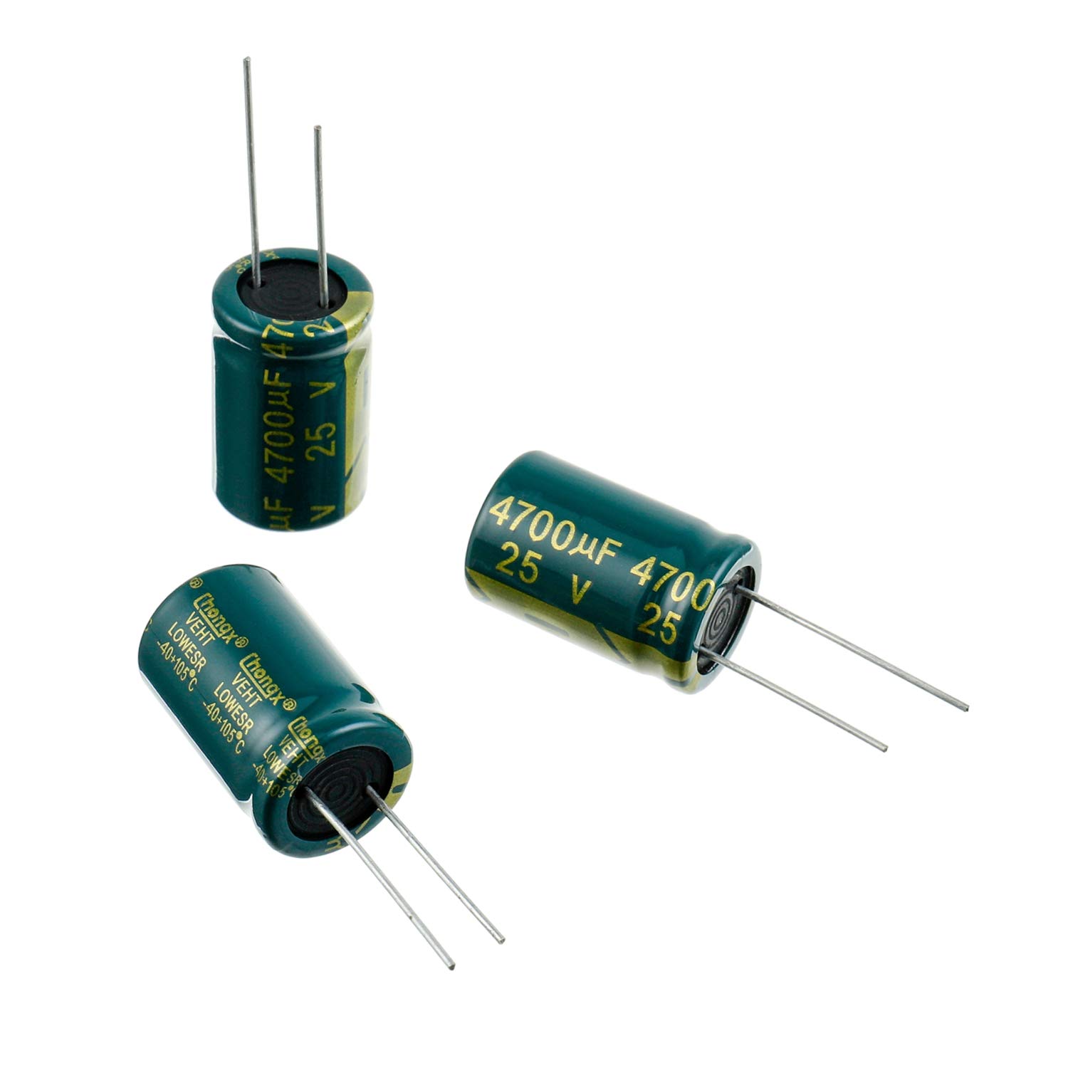 BOJACK 16X25mm 4700 uF 25 V 4700 MFD ±20% High Frequency and Low